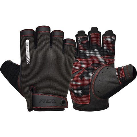 Рукавички для фітнесу RDX T2 Half Red XL