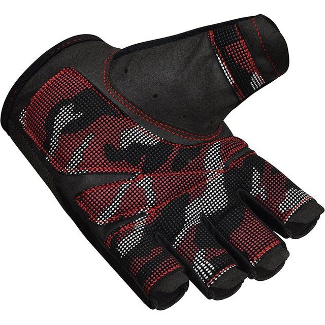 Рукавички для фітнесу RDX T2 Half Red XL