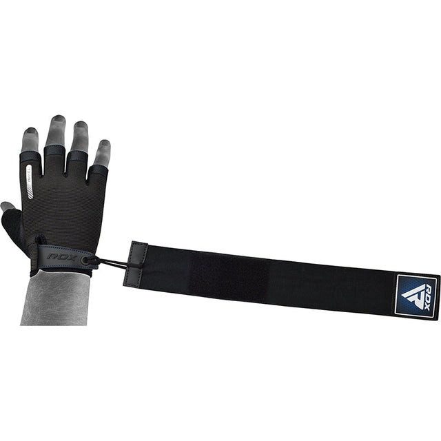 Рукавички для фітнесу RDX T2 Half Blue XL