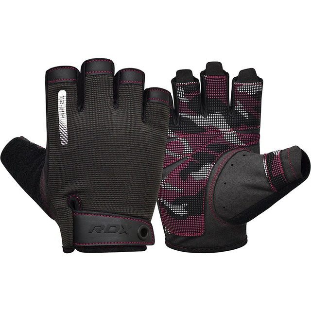 Рукавички для фітнесу RDX T2 Half Pink M