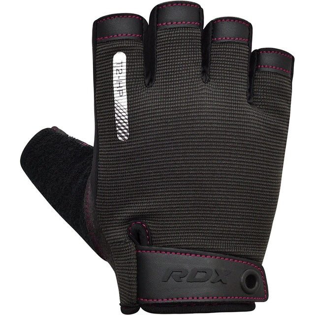 Рукавички для фітнесу RDX T2 Half Pink M