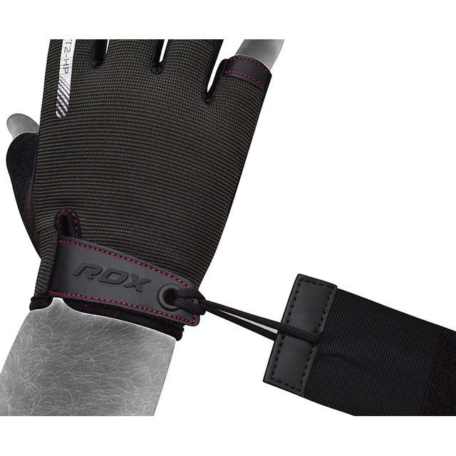 Рукавички для фітнесу RDX T2 Half Pink M