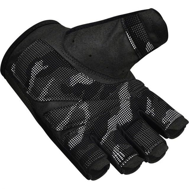 Рукавички для фітнесу RDX T2 Half Black PLUS-LX