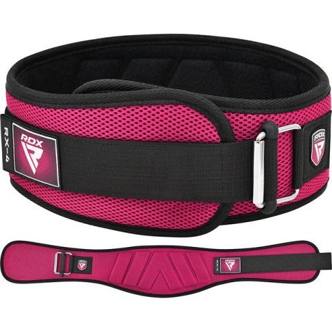 Пояс для важкої атлетики RDX RX4 EVA Curve неопреновий PINK-XS