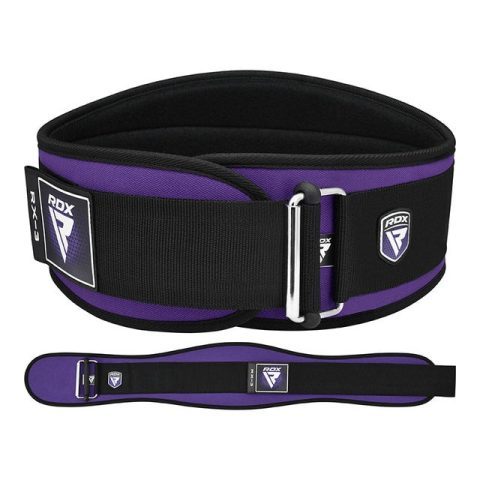 Пояс для важкої атлетики RDX RX3 EVA Curve неопреновий PURPLE-XS
