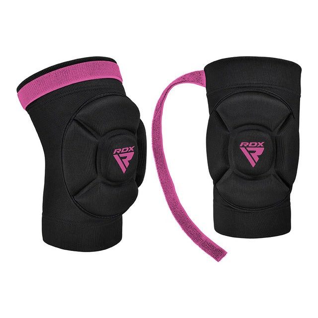 Наколінники спортивні RDX HOSIERY KNEE FOAM K5 BLACK/PINK-M (пара)