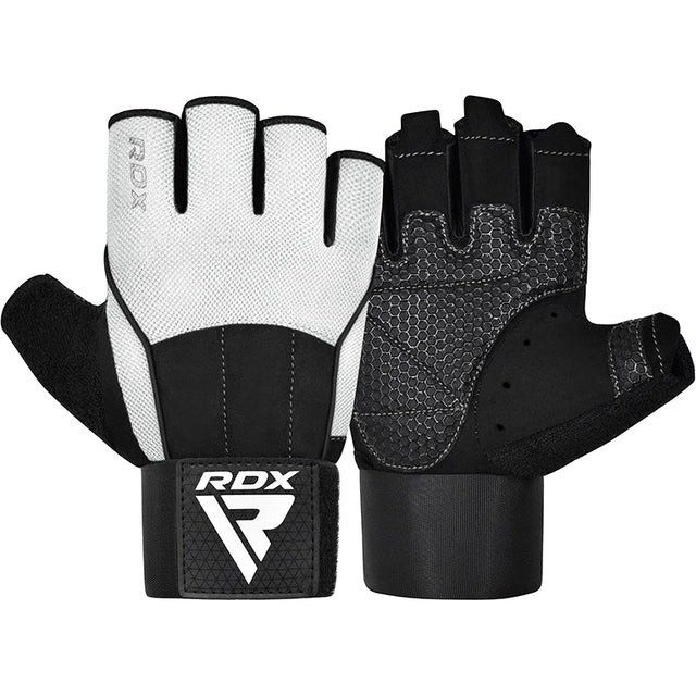 Рукавички для фітнесу RDX W3 WHITE WITH EVA PADDING-XL