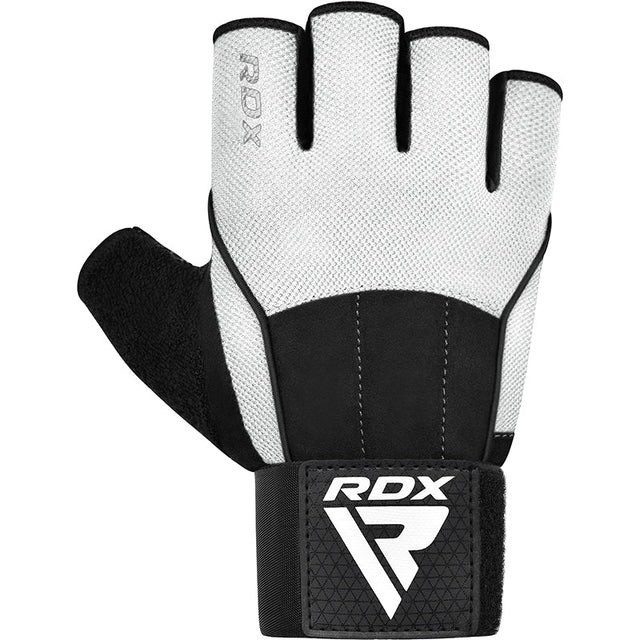 Рукавички для фітнесу RDX W3 WHITE WITH EVA PADDING-XL