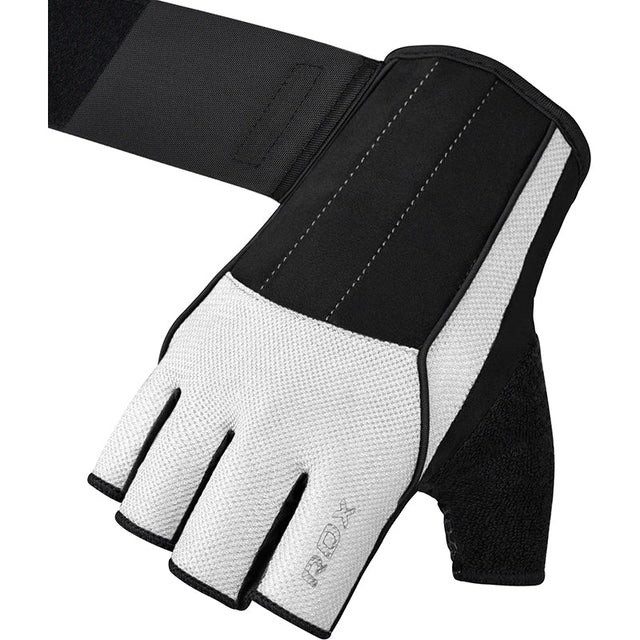 Рукавички для фітнесу RDX W3 WHITE WITH EVA PADDING-XL