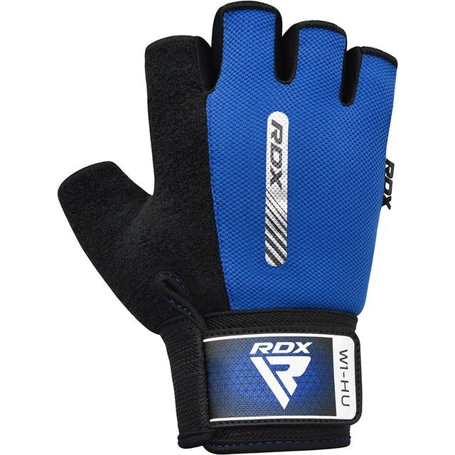 Рукавички для фітнесу RDX W1 HALF BLUE-XL