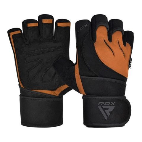 Рукавички для фітнесу RDX MICRO TAN/BLACK PLUS-S