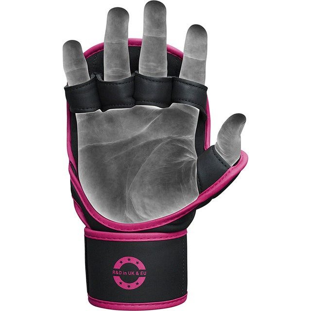 Рукавиці для ММА F6 MATTE PINK PLUS-XS/S