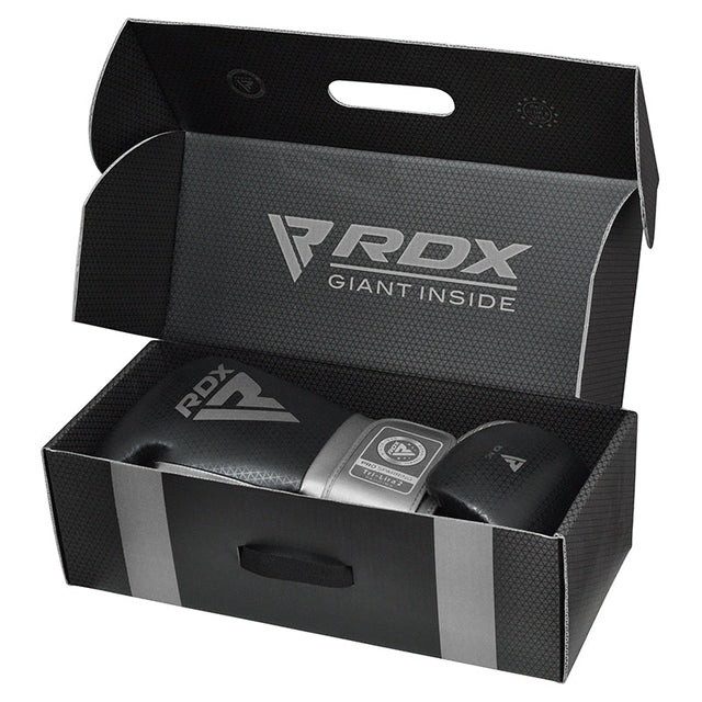 Боксерські рукавиці RDX MARK PRO SPARRING TRI LIRA 2 SILVER-14 унцій (капа в комплекті)