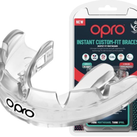 Капа OPRO Instant Single Colour Braces доросла (вік 11+) Clear (art.102522007)