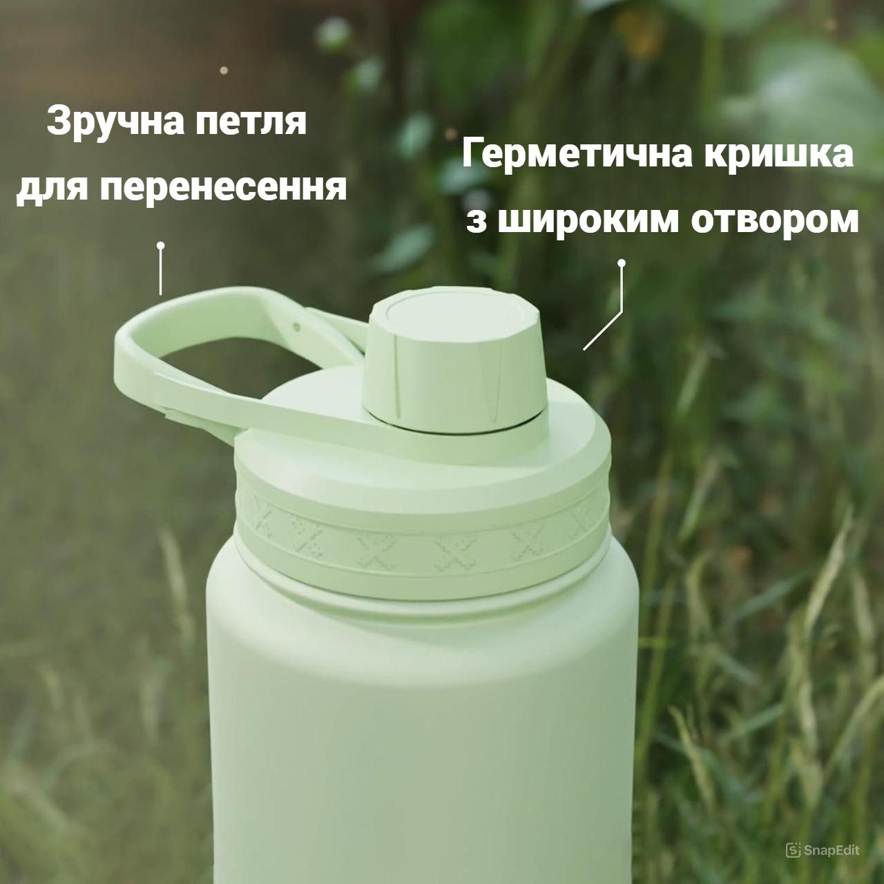Пляшка для води металева з подвійною вакуумною ізоляцією Bohtal Insulated Sports Bottle 960 ml/32 oz Pink
