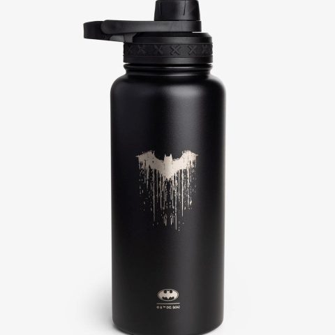 Пляшка для води металева з подвійною вакуумною ізоляцією Bohtal Insulated Bottle 960 ml/32 oz Black Batman