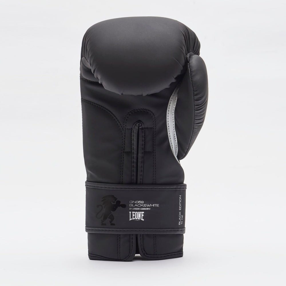 Боксерські рукавиці Leone GN059 Black/White 10 унцій (капу в комплекті)