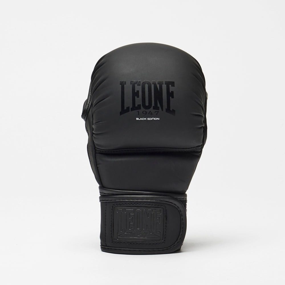 Рукавиці греплінгові для ММА Leone BLACK Edition L (капа в комплекті)