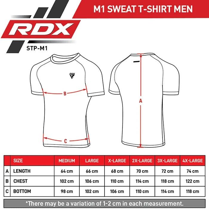 Чоловіча футболка RDX M1 з ефектом сауни Navy Blue L