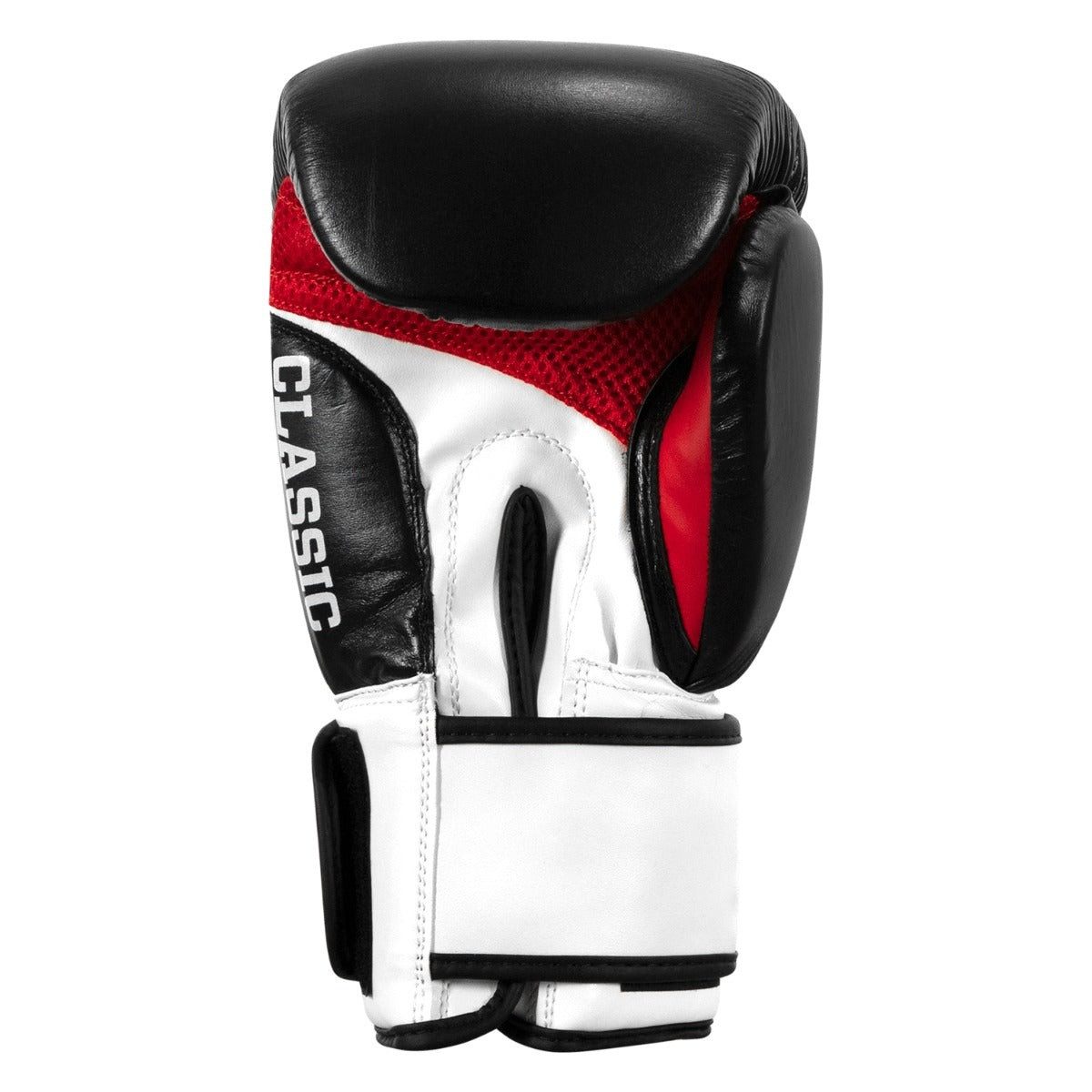 Боксерські рукавиці TITLE Classic Leather 2.0 Black/White/Red XXL 18 oz