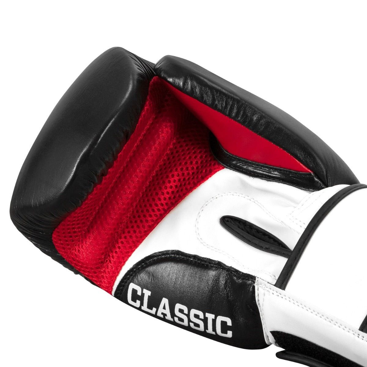 Боксерські рукавиці TITLE Classic Leather 2.0 Black/White/Red XXL 18 oz