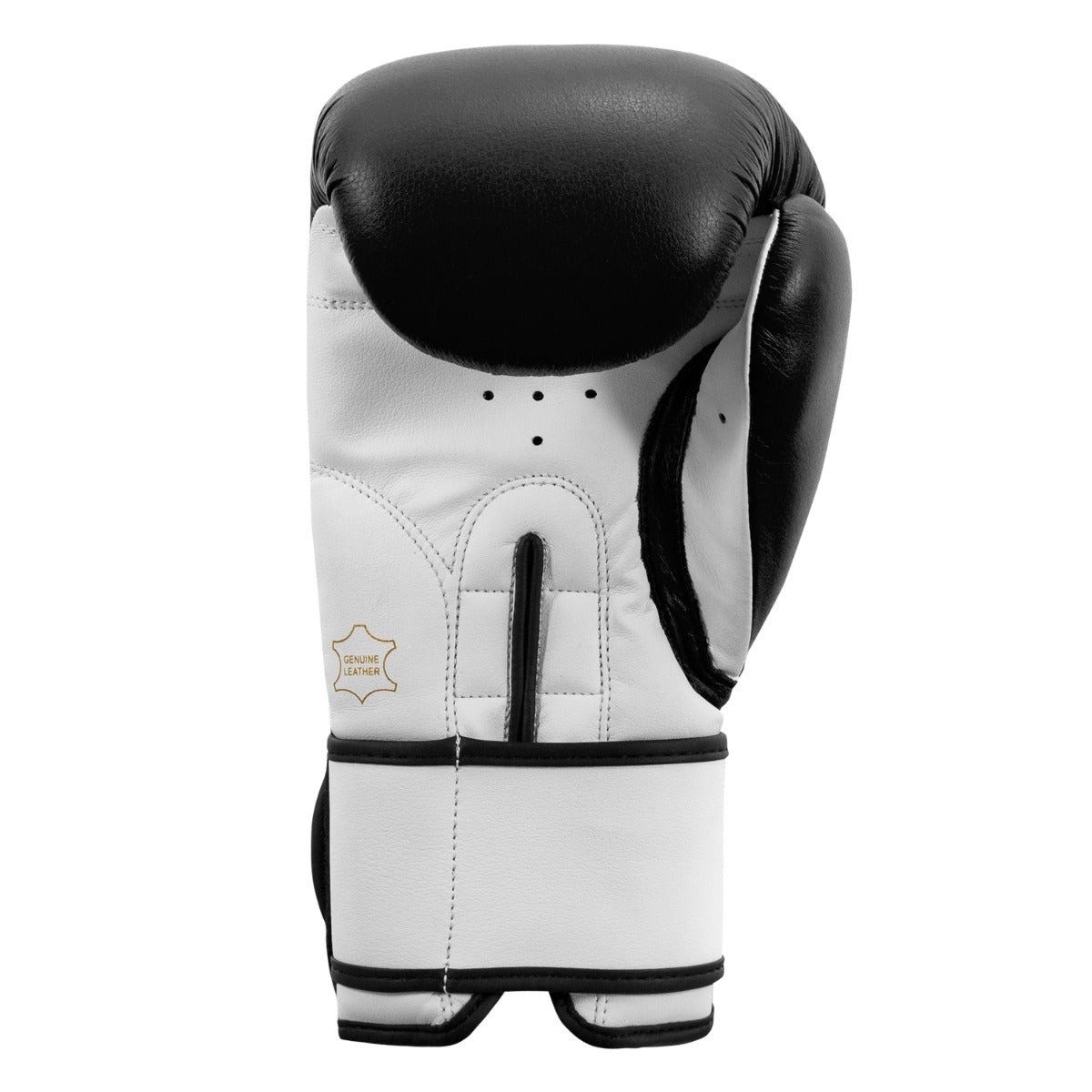 Боксерські рукавиці TITLE Premier Leather Black/White M 12 oz