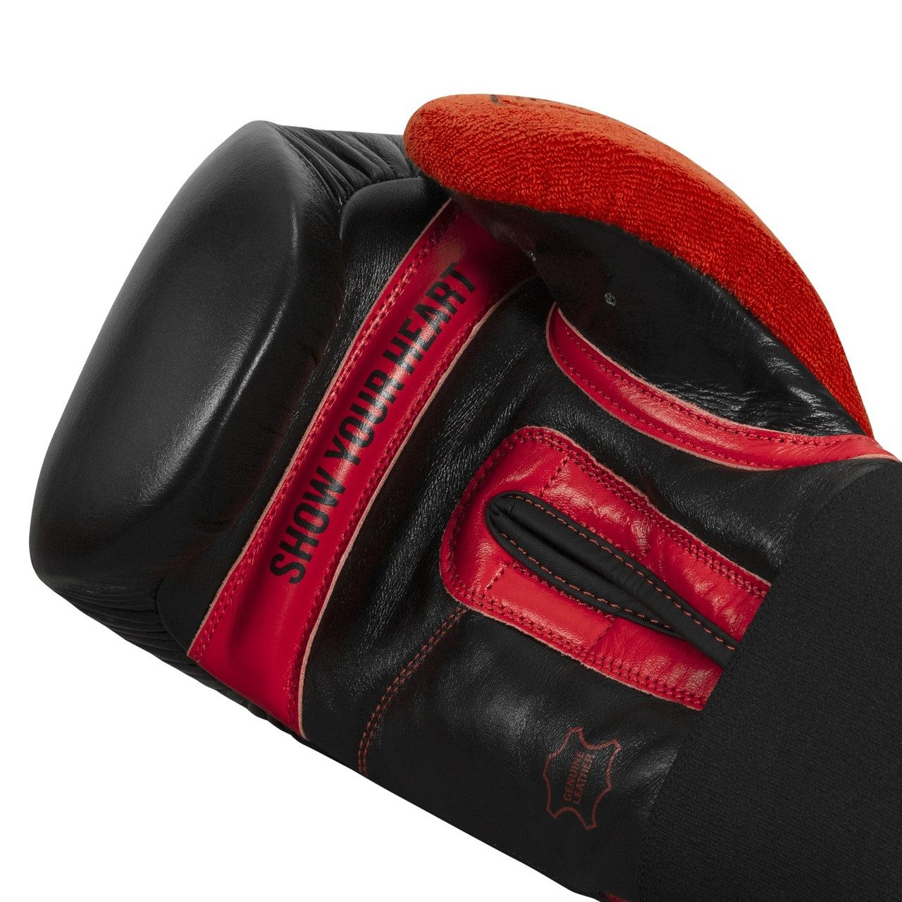 Боксерські рукавиці TITLE Boxing All Heart Bag Gloves 2.0 Black/Red 14 oz (бинти 4м. в комплекті)