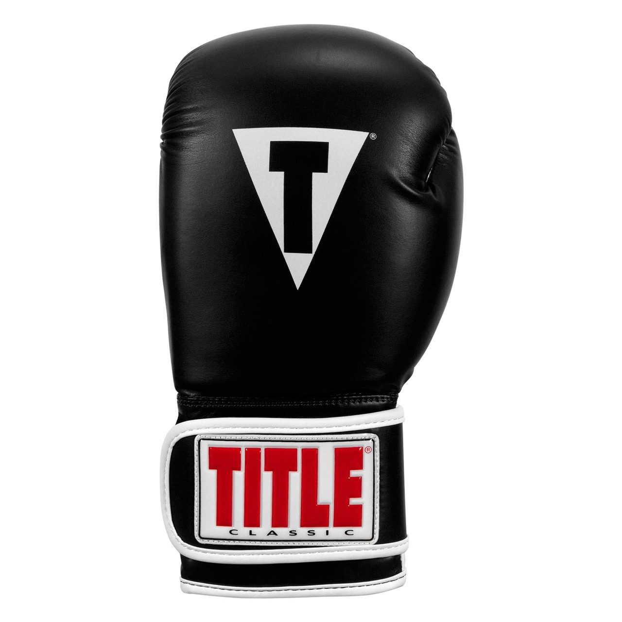 Боксерські рукавиці TITLE Classic Pro Style 3.0 Black/White 14 oz (капа в комплекті)