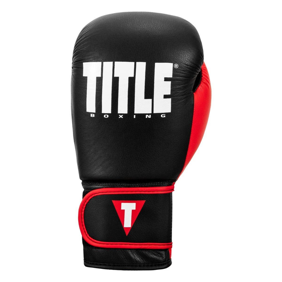 Боксерські рукавиці TITLE Boxing Dynamic Strike Black/Red 14 oz (бинти 4м. в комплекті)