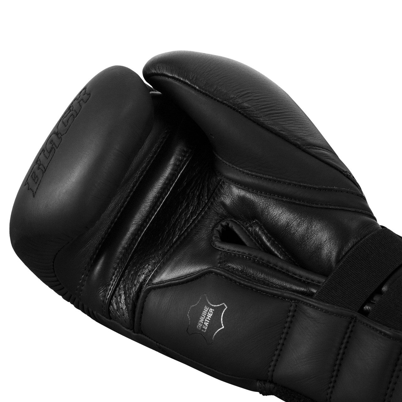 Боксерські рукавиці TITLE Black Bolstered Leather Black 16 oz (бинти 4м. в комплекті)