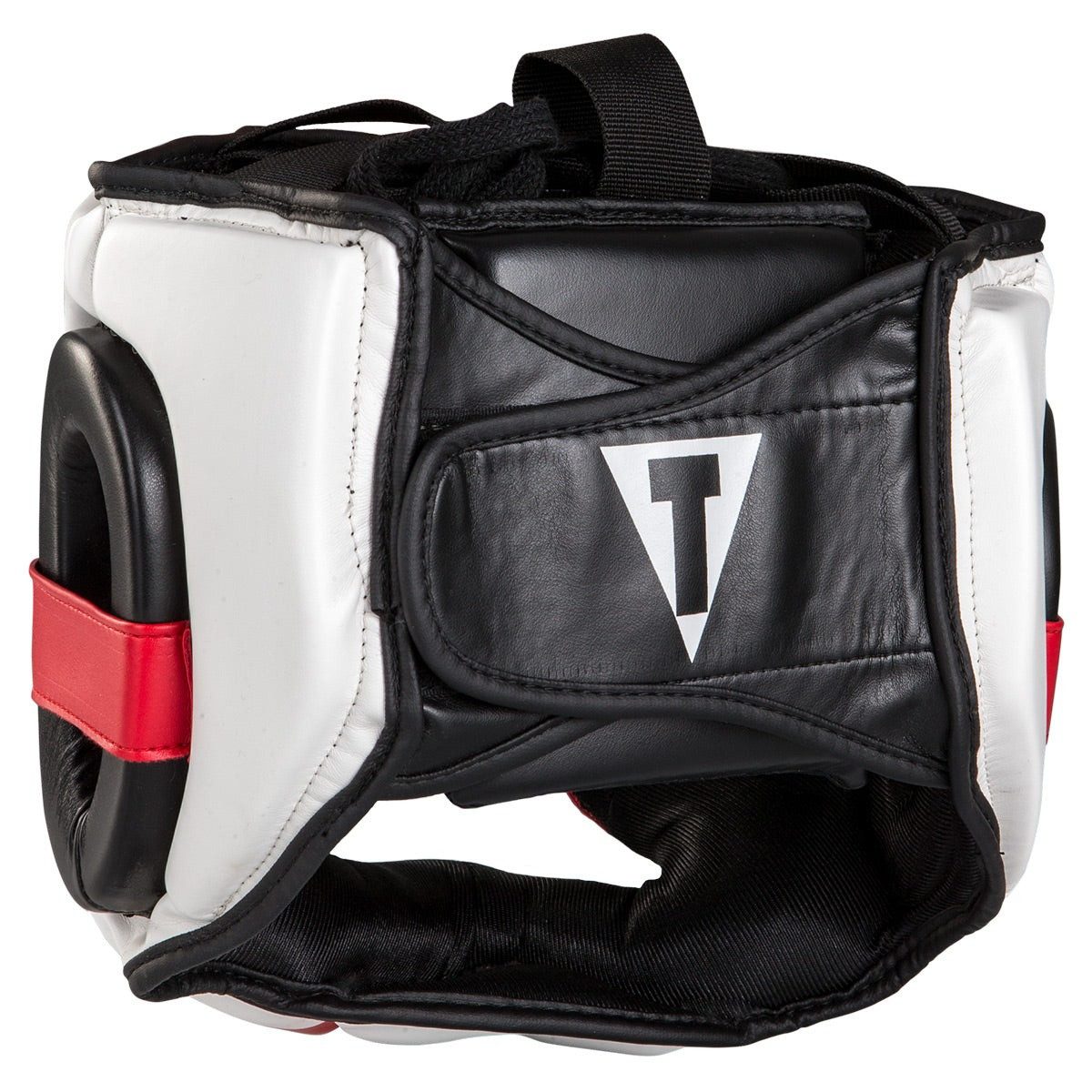 Боксерський шолом TITLE MMA Command Full Black/Red/White M (капа в комплекті)