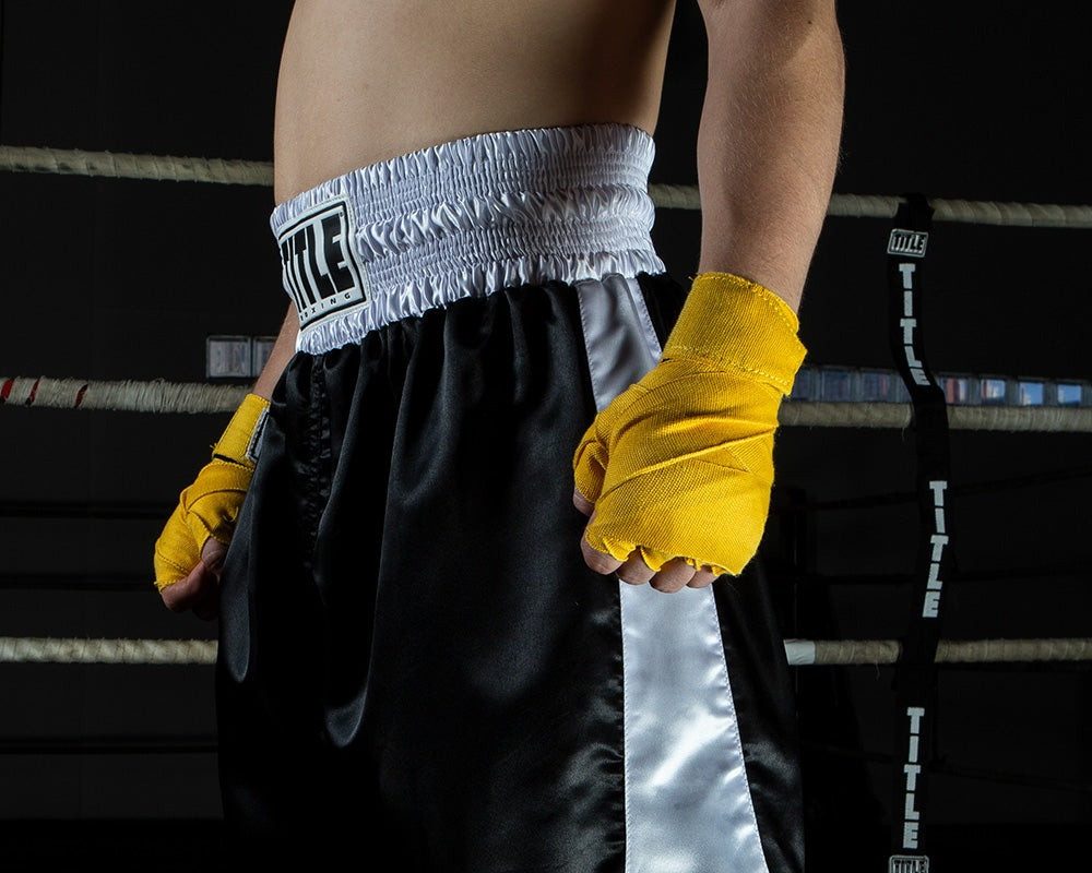 Бинти для боксу TITLE Boxing Mexican Style 180″ Gold (4.5м.)