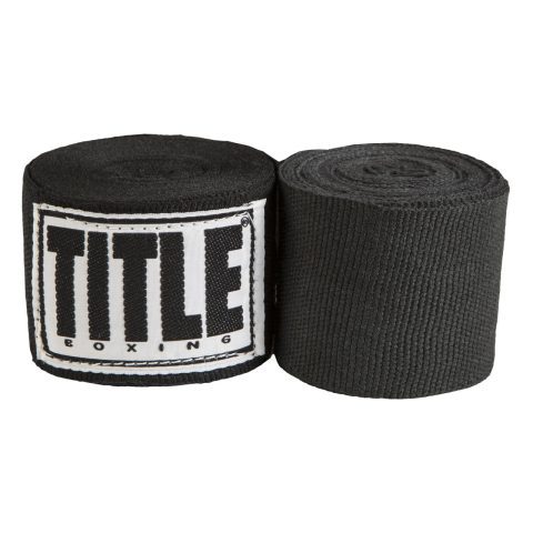 Бинти для боксу TITLE Boxing Select 180″ Semi Elastic Mexican Black (4.5м.)