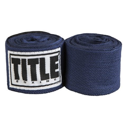 Бинти для боксу TITLE Boxing Select 180″ Semi Elastic Mexican Navy (4.5м.)