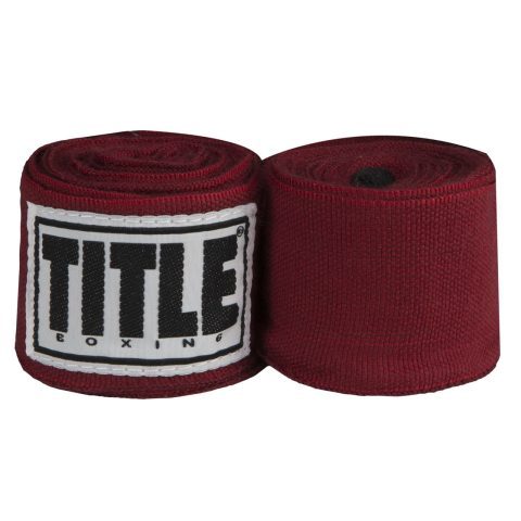 Бинти для боксу TITLE Boxing Select 180″ Semi Elastic Mexican Maroon (4.5м.)
