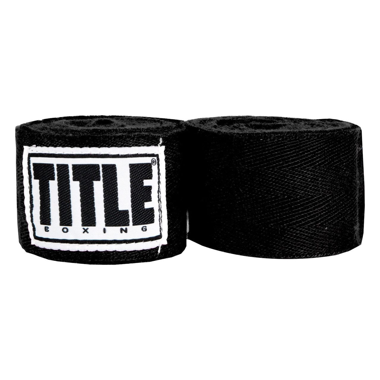 Бинти для боксу TITLE Boxing Traditional Weave 180″ Black (4.5м.)