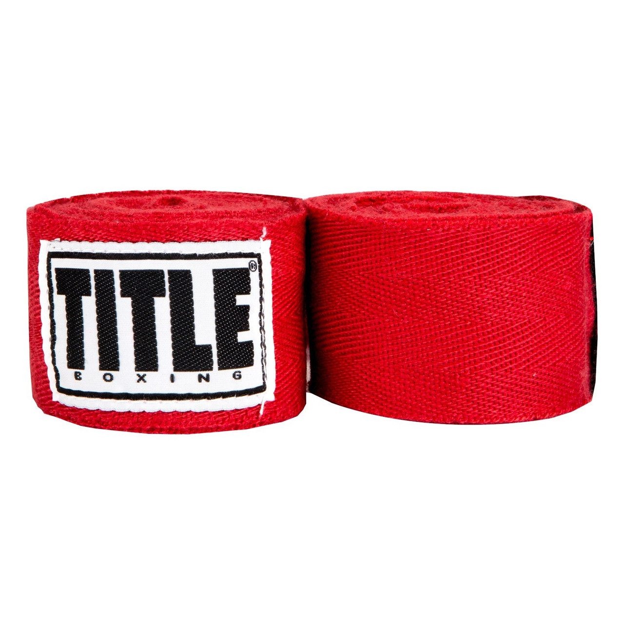 Бинти для боксу TITLE Boxing Traditional Weave 180″ Red (4.5м.)