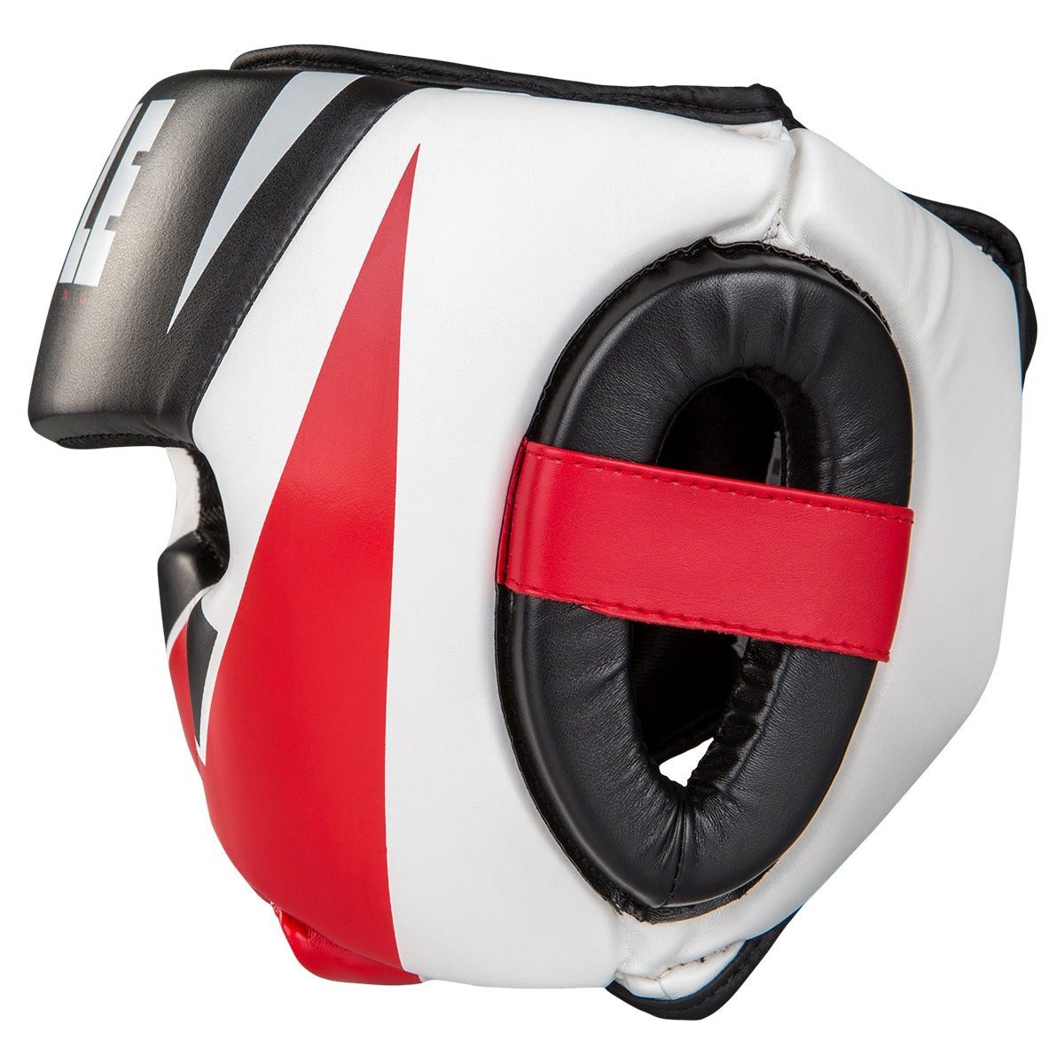 Боксерський шолом TITLE MMA Command Black/White/Red M (капа в комплекті)