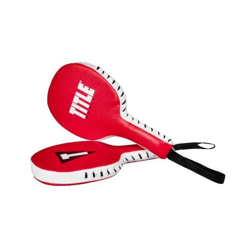 Боксерські ракетки TITLE Boxing Punch Training Paddles Red