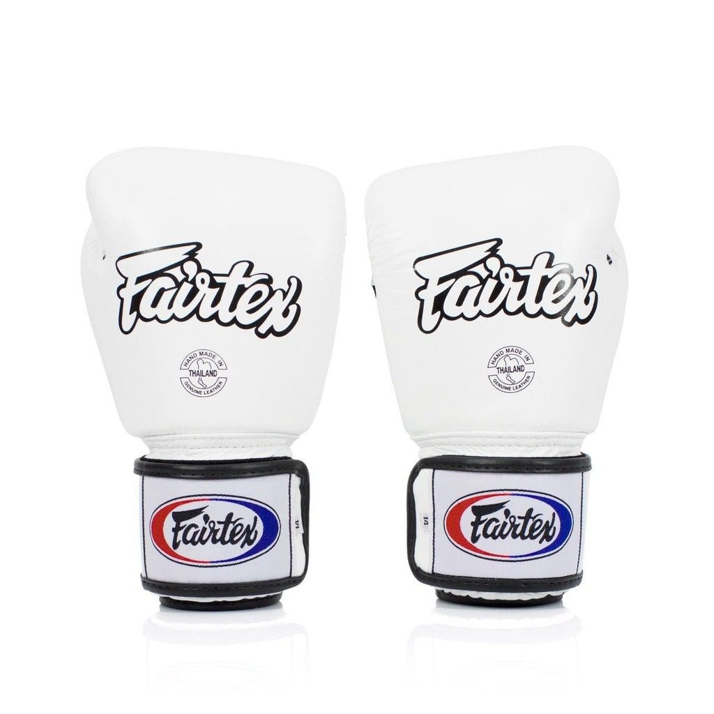 Боксерські рукавиці Fairtex BGV1 White 10 унцій (бинти в комплекті)