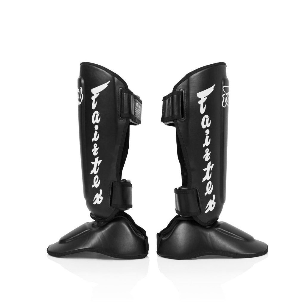 Захист гомілки та стопи Fairtex SP7 Shin Pads Black L