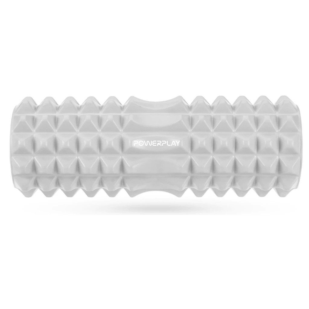 Масажний ролик (роллер) PowerPlay 4405 EVA Massage Roller Сірий (33×12см.)