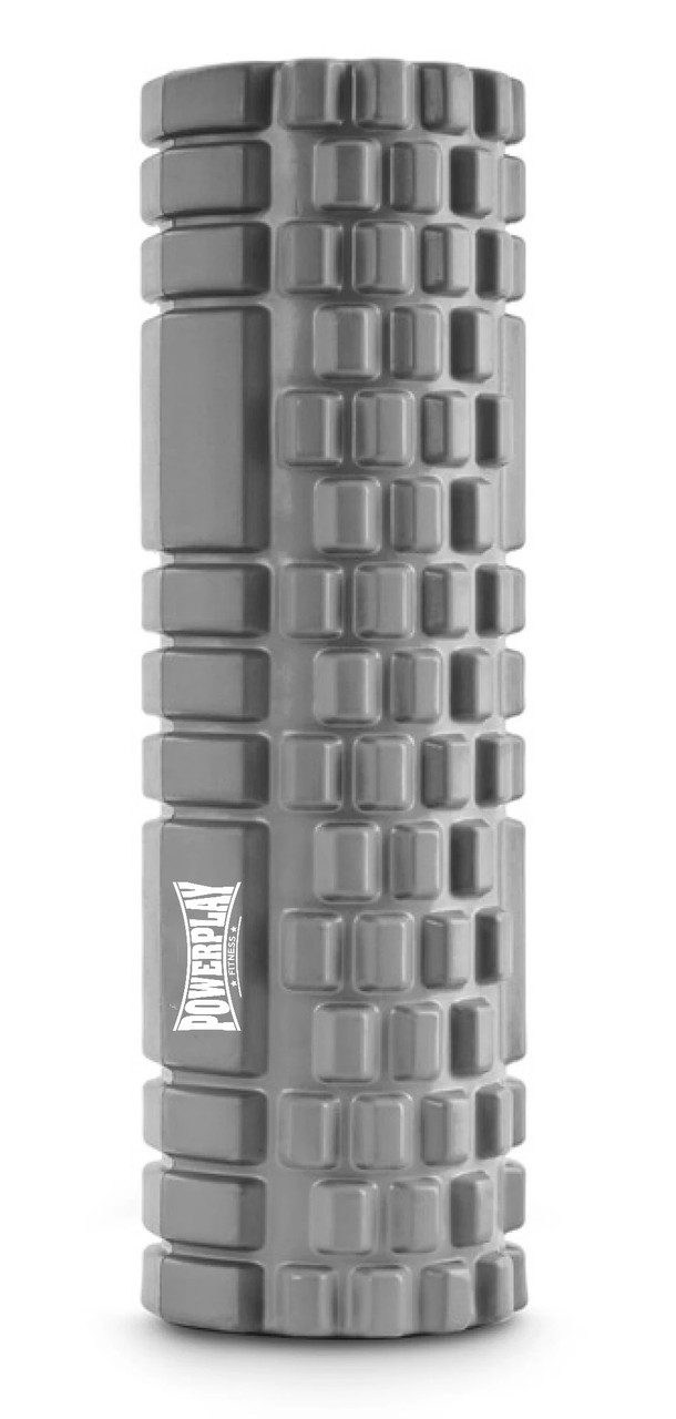 Масажний ролик (роллер) PowerPlay 4404 Massage Roller Сірий (45×14см.)