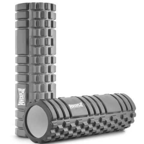 Масажний ролик (роллер) PowerPlay 4404 Massage Roller Сірий (45×14см.)