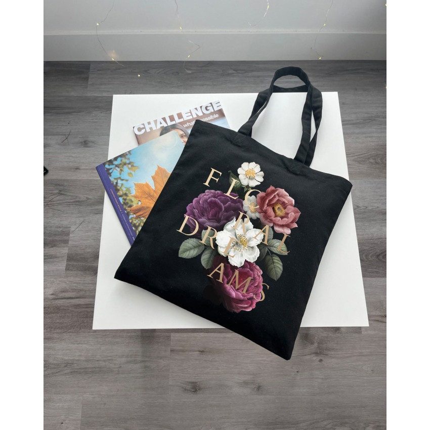 Екошопер Bookopt BK4109 Florar dream чорний