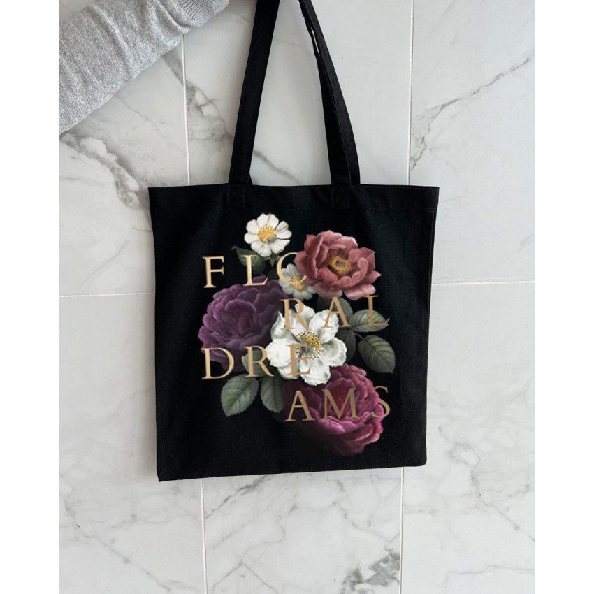 Екошопер Bookopt BK4109 Florar dream чорний