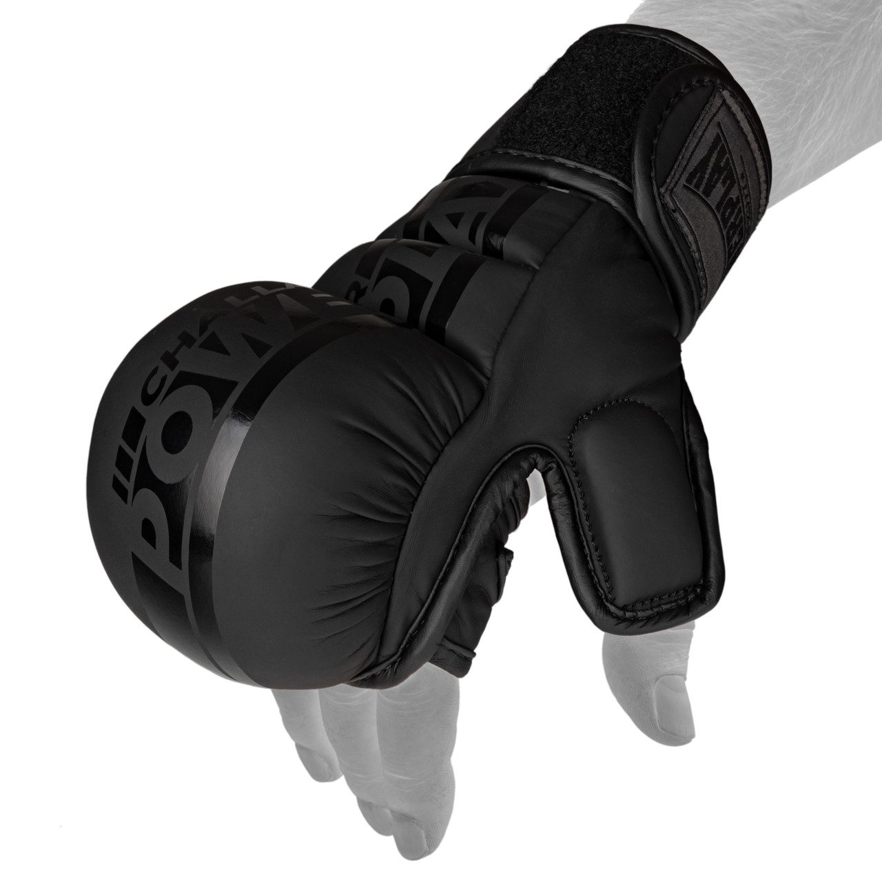 Рукавиці для MMA PowerPlay PP_3033 Ultra Matt Чорні M