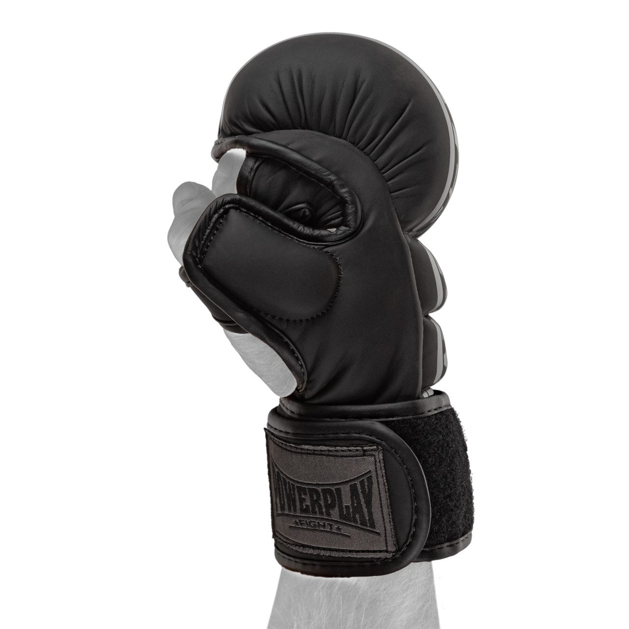 Рукавиці для MMA PowerPlay PP_3033 Ultra Matt Чорні M