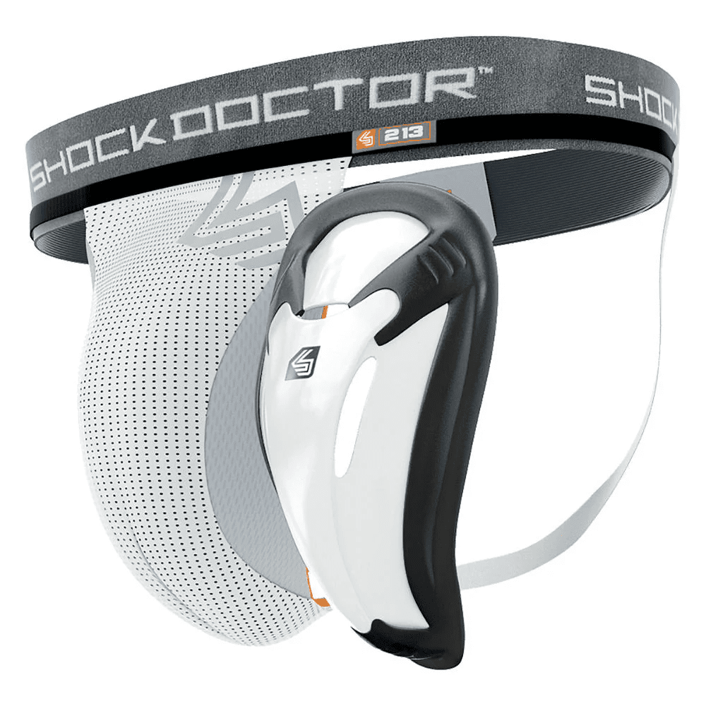 Захист паху Shock Doctor Supporter with Protective Cup – White, M