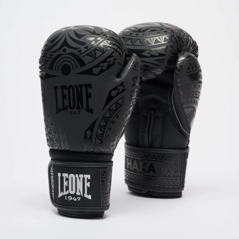 Боксерські рукавиці Leone GN329 HAKA Black 16 унцій